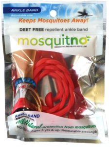 the red ankle mosquitno bracelet is an excellent way to prevent mosquito born viruses and is featured on JOZUforWomen.com